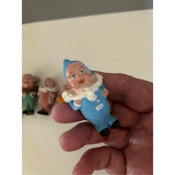 Vintage Set of 6 Disney Clay Dwarfs - Picture 6 of 12